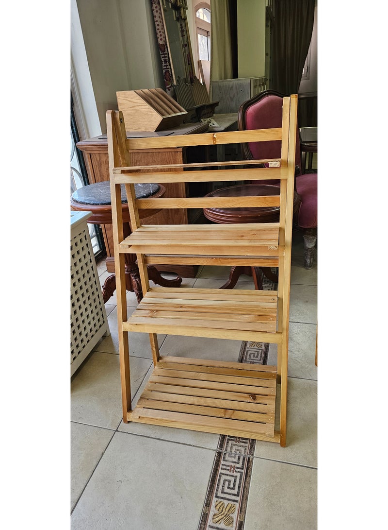 M Furniture - wood stand for bathroom 60cm natural wood - Image 1